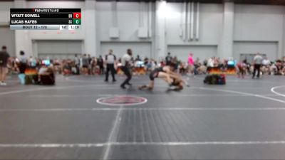 178 lbs Round 1 - Wyatt Sowell, Backyard Brawlers vs Lucas Hayes, GameHouse