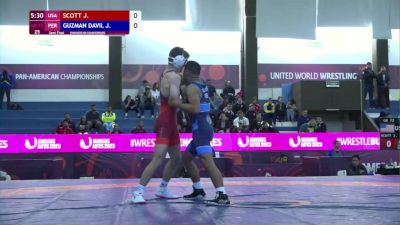 72 kg Semifinal - Justice Scott, USA vs Jesus Guzman, PER