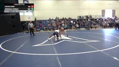 141 lbs Cons. Round 2 - Lucas Long, Rio Hondo College vs Jeremiah Steele, Menlo College