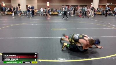 85 lbs Round 1 (4 Team) - Don Epstein, Untouchables Purple vs Derek Rogers, Contenders WA