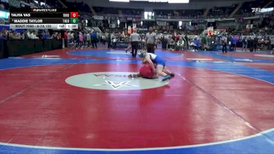 6-7A 152 Semifinal - Maddie Taylor, Tuscaloosa County vs Talita Vas, Thompson HS