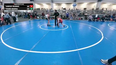 90 lbs Cons. Round 4 - Hunter Heuring, Amped Wrestling Club vs Thane Abaroa, Cardinal Wrestling Club