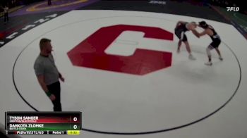 Cons. Round 1 - Tyson Sanger, Crofton/Bloomfield vs Dahkota Zlomke, Battle Creek