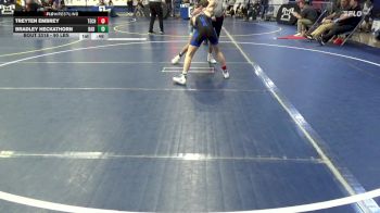 90 lbs Consy 5 - Treyten Embrey, Tech Fall Elite vs Bradley Heckathorn, Bad Karma