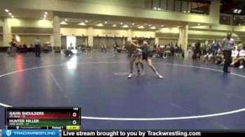 145 lbs Round 5 (10 Team) - Gavin Shoulders, STL Blue vs Hunter Miller, MXW White