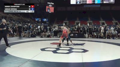 144 lbs Cons. Rd Of 16 - Derek Crawford, Oregon vs Aedan Ortega, California