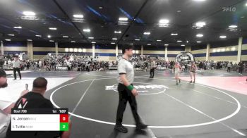 102 lbs Semifinal - Nash Jensen, Delta WC vs Isaiah Tuttle, Nebraska Wr Acd