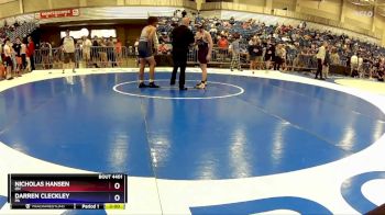 144 lbs Cons. Round 2 - Nicholas Hansen, OH vs Darren Cleckley, PA