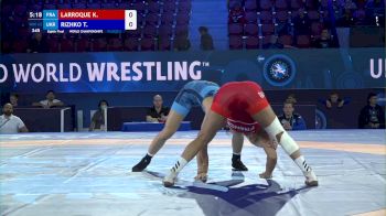 65 kg 1/8 Final - Koumba Larroque, France vs Tetiana Rizhko, Ukraine
