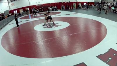 120 lbs Champ. Round 2 - Adrian Camarena, Eldorado vs Damian Chavez, Cheyenne