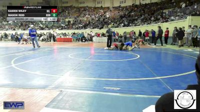 108 lbs Round Of 128 - Kaiden Wiley, Del City JH vs Mason Reid, Berryhill High School