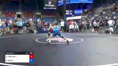 94 lbs Semifinal - Haakon Peterson, Wisconsin vs Ayden Dodd, Ohio