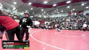 120 lbs 5th Place Match - Will Hruskoci, Fishers vs Aaron Dewell, Lafayette Harrison