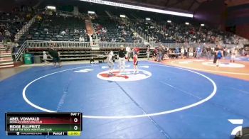 70 lbs Round 2 - Abel VonWald, Douglas Wrestling Club vs Ridge Ellifritz, Top Of The Rock Wrestling Club