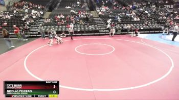 147 lbs Champ. Round 1 - Tate Burr, Corner Canyon vs Nicolas Pelekais, Herriman High School