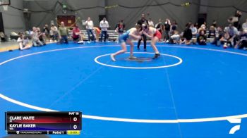 145 lbs Cons. Semi - Clare Waite, ID vs Kaylie Baker, WA