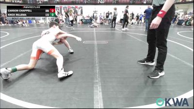 100 lbs Round Of 16 - Carson Chappell, Shelton Wrestling Academy vs Knox Rillema, Lexington Wrestling Club