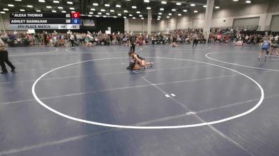 110 lbs 5th Place Match - Ashley Basmajian, Izzy Style Wrestling vs Alexa Thomas, Avila Combat Laboratories