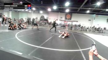 88 lbs Semifinal - Janessa Canales, Madera Grapplers WC vs Chloe Cruz, Hotsots