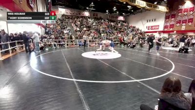 144 lbs Champ. Round 1 - Wes Holman, Glenrock vs Kort Sorenson, Cody