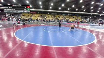 160 lbs 7th Place Match - Stormy Tesch, Gordon/Rushville vs Macy Tate, Baker Club