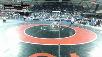 Boys 2A 113 lbs Champ. Round 1 - Eagle Clark, Toppenish vs Joseph Argeris, Tumwater