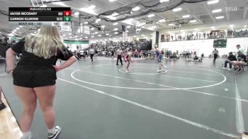 150 lbs Cons. Round 2 - Jacob McCrary, Heritage High School vs Cannon Klukvin, Kansas City Training Center