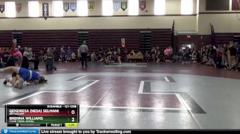 121-125B 1st Place Match - Brenna Williams, Clear Creek-Amana vs Qendresa (Nesa) Selmani, Bettendorf