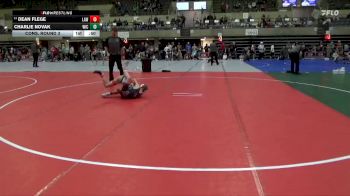 85 lbs Cons. Round 3 - Dean Flege, LAW vs Charlie Novak, New Prague