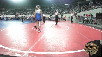 80 lbs Quarterfinal - Bristol White, Spartan Wrestling Fort Smith vs Callie Dieker, ARDMORE TAKEDOWN CLUB
