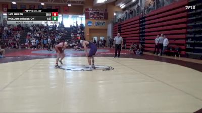 149 lbs Champ. Round 2 - Holden Brazelton, Coe vs Jax Miller, Cornell College
