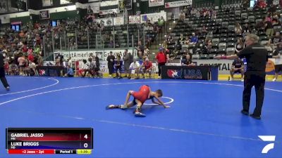 63 lbs Cons. Semi - Gabriel Jasso, MN vs Luke Briggs, MD