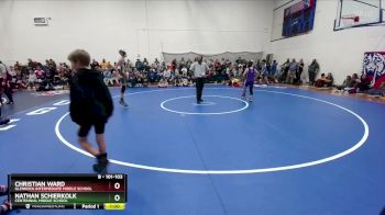 101-103 lbs Round 2 - Christian Ward, Glenrock Intermediate Middle School vs Nathan Schierkolk, Centennial Middle School