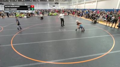 65 lbs Quarterfinal - Owen Tannery, Unattached vs Jacob Dadiomoff, Unattached