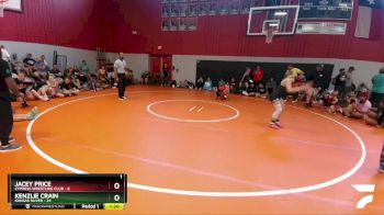 120 lbs Round 3 (8 Team) - Kenzlie Crain, Kansas Silver vs Jacey Price, Cypress Wrestling Club