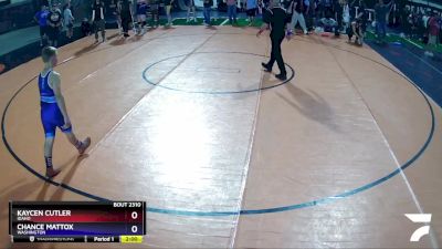 100 lbs Round 4 - Kaycen Cutler, Idaho vs Chance Mattox, Washington