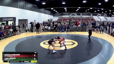 65 lbs Round 2 (8 Team) - Lincoln Brower, Mat Assassins vs Luke Briggs, Rebellion