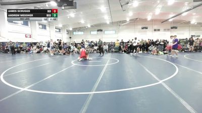 160 lbs Round Robin 2 - James Scruggs, Indiana Outlaws White - HS vs Andrew Messner, Wiggle Worms