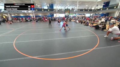 115 lbs 3rd Place Match - Maya Alvarado, Unattached vs Celine Frank, Unattached