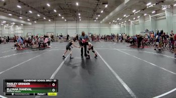 55 lbs Round 1 - Paisley Grinder, Wolfpack vs Ellyana Maneval, Buffalo Valley