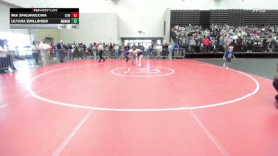 140 lbs Consi Of 8 #2 - Mia Spadavecchia, Cordoba Trained vs Lilyana Zwillinger, AMERICAN MMA AND WRESTLING