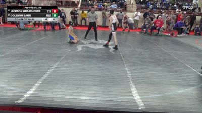 95_B lbs Consi Of 16 #2 - Jackson Greathouse, Titusville vs Coleson Santi, Yough