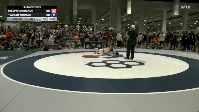 57 lbs Champ. Round 2 - Joseph Uhorchuk, Minion Training Center vs Aydan Thomas, Cowboy Wrestling Club