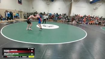 144B Champ. Round 1 - Ryder Larocco, Evanston vs Braedyn Nelson, Natrona County