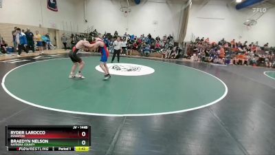 144B Champ. Round 1 - Ryder Larocco, Evanston vs Braedyn Nelson, Natrona County