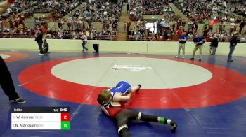 64 lbs Round Of 16 - Wyatt Jarrard, Georgia vs Nathaniel Markham, Bison Takedown Wrestling Club