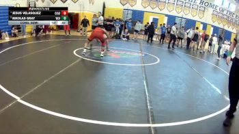 144 lbs Cons. Semi - Nikolas Gray, Wellington Community Hs vs Jesus Velasquez, Colonial