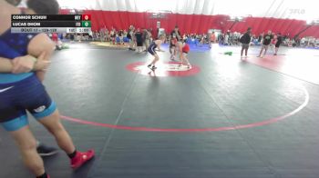 129-129 lbs Round 2 - Lucas Dhom, Illinois Top Dawgs vs Connor Schuh, Weyauwega-Fremont