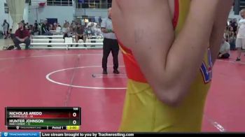 106 lbs Round 2 (8 Team) - Hunter Johnson, RAW COMBAT vs Nicholas Aredo, ALABAMA ELITE