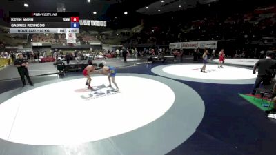 70 kg Cons. Round 2 - Kevin Mann, Exeter X-Men Wrestling Club vs Gabriel Reynoso